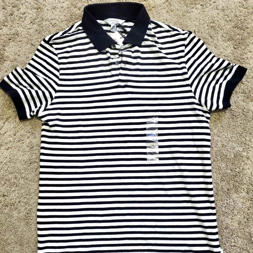 Black and white Calvin Klein  polo